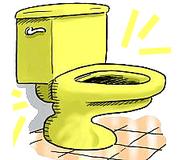 clean toilet