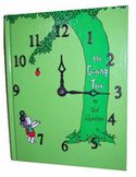 recycled book clock